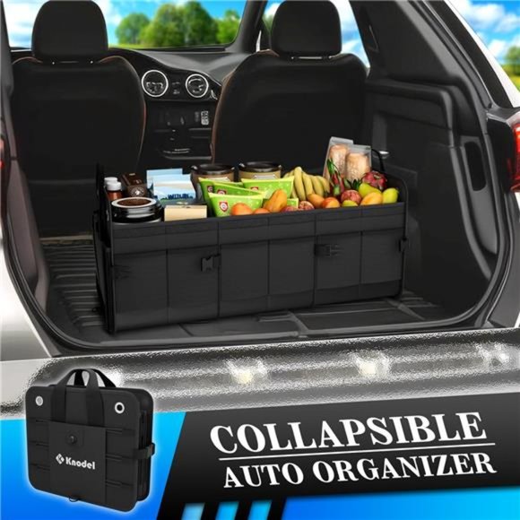 Car Trunk Organizer, Foldable Cover, Heavy Duty Collapsible Car Trunk Storage - Picture 4 of 7